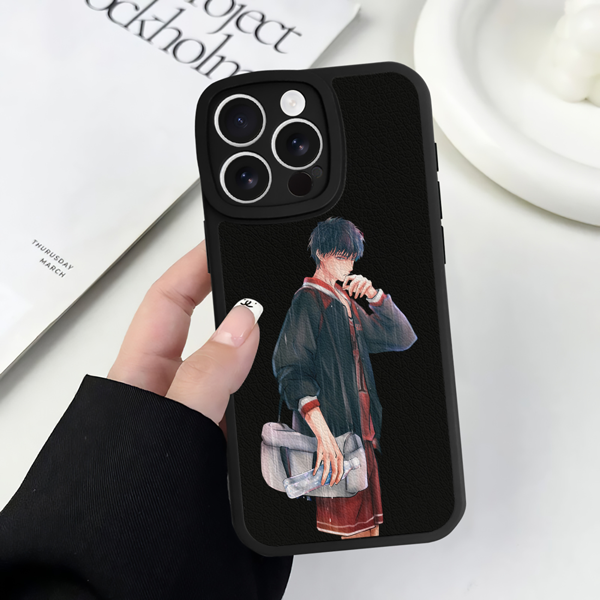 （画像用） SLAM DUNK／スラムダンク 【iPhone 16シリーズ対応】シリコンスマホケース（レザー調） 材質：シリコン